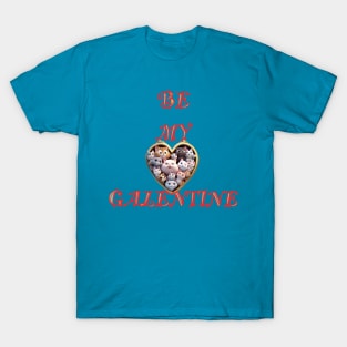 Galentines day and Valentine’s Day cat heart T-Shirt